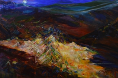 “Mi querida Cordillera” (Oleo sobre tela 1,20 mts. x 2,00 mts.)