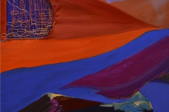 "Serie Sobrevolando a San Juan II" (Oleo sobre tela 90 cm x 1,50 mts.)