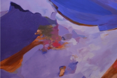 "Serie Sobrevolando a San Juan III" (Oleo sobre tela 90 cm x 1,50 mts.)