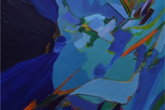 "Serie Sobrevolando a San Juan V" (Oleo sobre tela 90 cm x 1,50 mts.)